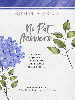 cover image of No Pat Answers